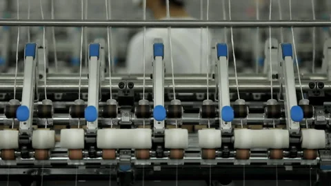 Textile and light industry video material-5 Stock Footage 305620951