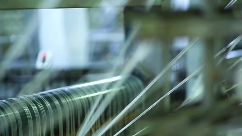 Textile and plastic factory Stock Footage 236706206