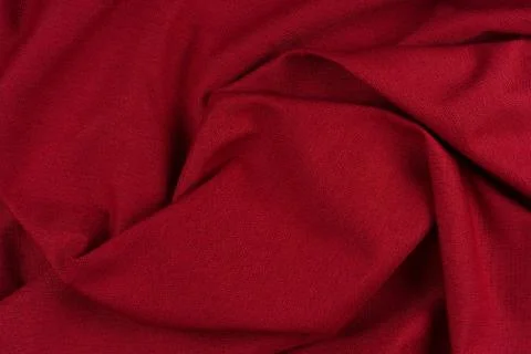 Textile and texture concept - close up of crumpled fabric background. Abstrac Stock Photos
