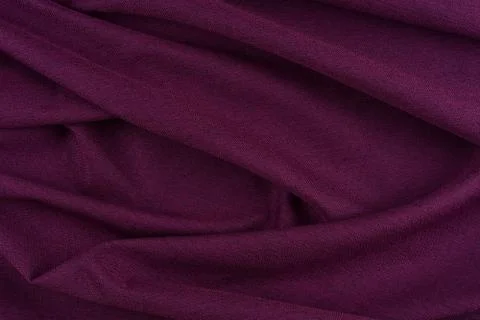 Textile and texture concept - close up of crumpled fabric background. Abstrac Stock Photos