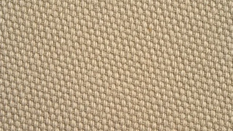 Textile background - 100 percent brown cotton fabric. Macro shoot Stock Footage 124704664