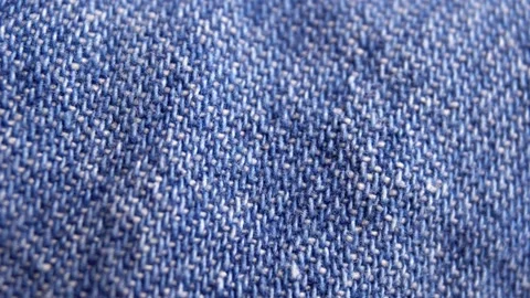 Textile background - blue denim. Slider macro Stock Footage 152551261