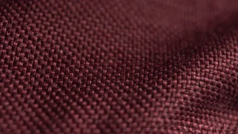 Textile background - burgundy polyester fabric. Slider macro Stock Footage 152539208