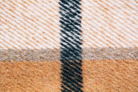 Textile background from cotton material. Check pattern Stock Photos