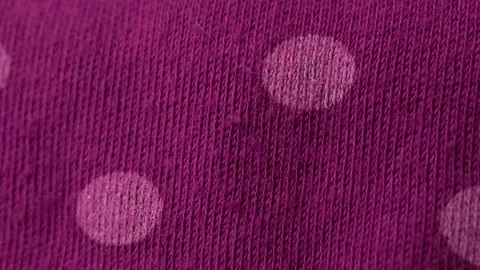 Textile background - red cotton fabric. Slider macro Stock Footage 153799026