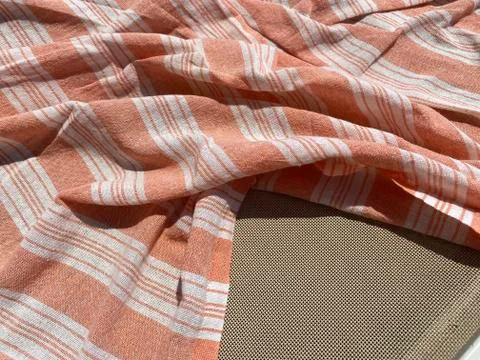 Textile background, selective focus Stock Photos