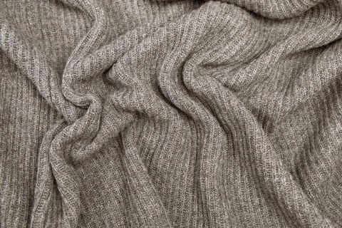 Textile background soft cashmere texture. Wool products. Stock Photos