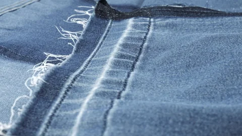 Textile background on the theme of reuse, recycling clothing and textile Stock Footage 290837177