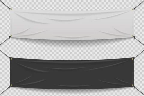 Textile banner Illustrazione stock