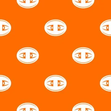 Textile button pattern vector orange 스톡 일러스트