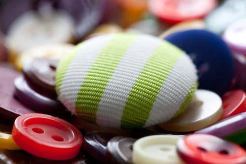 Textile button Stock Photos