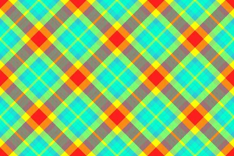 Textile check tartan of texture vector pattern with a seamless fabric plaid.. Stock Illustration