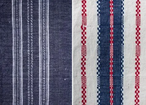 Textile cloth background textures Foto stock
