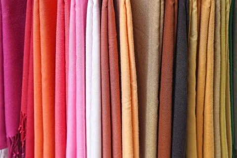 Textile colours Foto stock