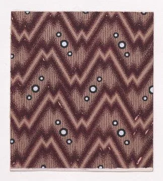 Textile Design of Horizontal Zig-Zagging Ribbons and Alternating Diagonal G.. 스톡 사진