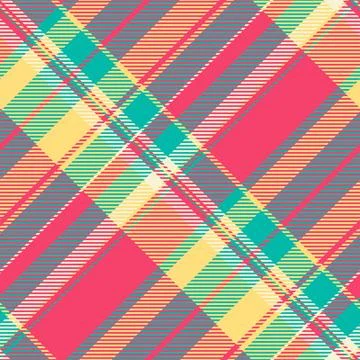 Textile design of textured plaid. Checkered fabric pattern tartan for shirt,  Stock Illustration
