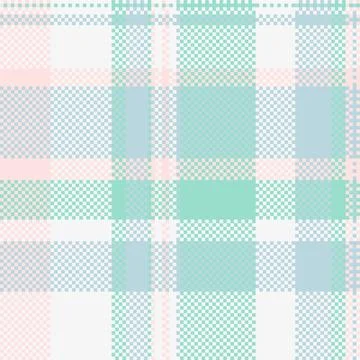 Textile design of textured plaid. Checkered fabric pattern swatch for shirt.. 스톡 일러스트