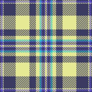 Textile design of textured plaid. Checkered fabric pattern swatch for shirt.. Stock Illustration