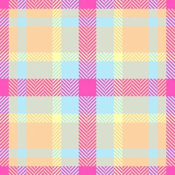 Textile design of textured plaid. Checkered fabric pattern swatch for shirt.. Illustrazione stock