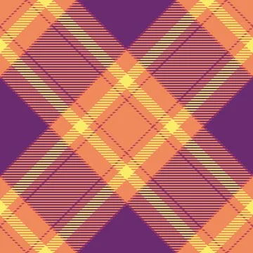 Textile design of textured plaid. Checkered fabric pattern swatch for shirt.. Stock Illustration