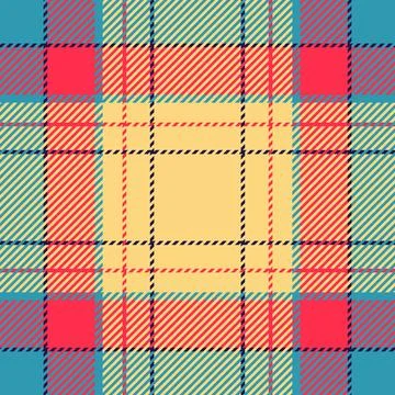 Textile design of textured plaid. Checkered fabric pattern swatch for shirt.. 스톡 일러스트