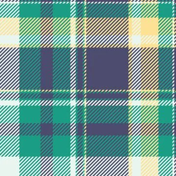 Textile design of textured plaid. Checkered fabric pattern swatch for shirt.. Stock Illustration