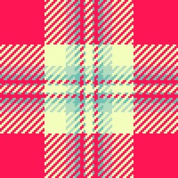 Textile design of textured plaid. Checkered fabric pattern swatch for shirt.. Stock Illustration