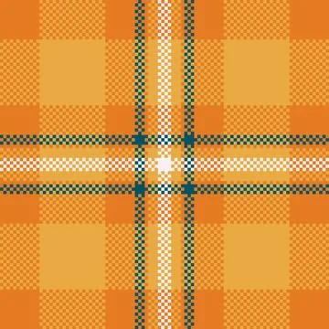 Textile design of textured plaid. Checkered fabric pattern swatch for shirt.. Illustrazione stock