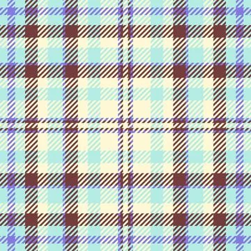 Textile design of textured plaid. Checkered fabric pattern swatch for shirt.. Stock Illustration