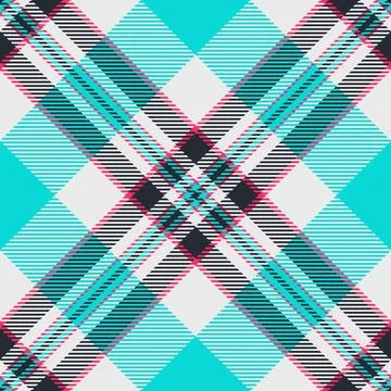 Textile design of textured plaid. Checkered fabric pattern swatch for shirt.. Stock Illustration