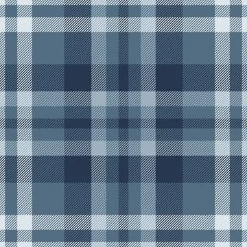 Textile design of textured plaid. Checkered fabric pattern swatch for shirt.. Stock Illustration