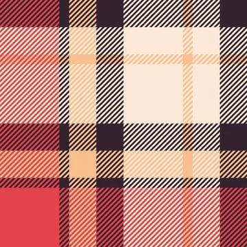 Textile design of textured plaid. Checkered fabric pattern swatch for shirt.. Stock Illustration