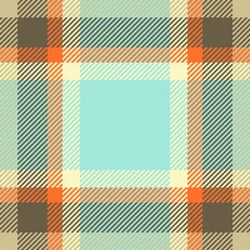 Textile design of textured plaid. Checkered fabric pattern swatch for shirt.. Illustrazione stock