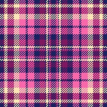 Textile design of textured plaid. Checkered fabric pattern swatch for shirt.. Stock Illustration