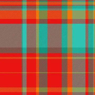Textile design of textured plaid. Checkered fabric pattern tartan for shirt,  Stock Illustration