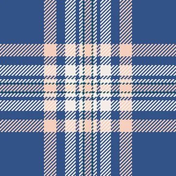 Textile design of textured plaid. Checkered fabric pattern swatch for shirt.. Stock Illustration