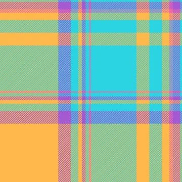 Textile design of textured plaid. Checkered fabric pattern swatch for shirt.. Illustrazione stock