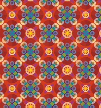 Textile design of textured plaid. Seamless floral print fabric pattern Stock Illustration