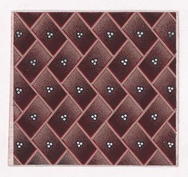 Textile Design with a Tiled Background of Alternating Rectangular Shapes Fr.. Stock Photos