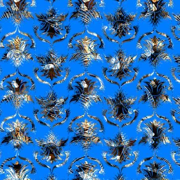 Textile digital fabric print patterns Illustrazione stock