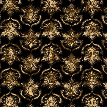 Textile digital fabric print patterns Stock Illustration