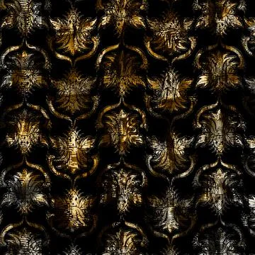 Textile digital fabric print patterns Stock Illustration