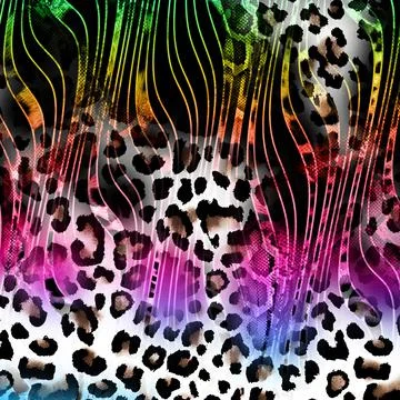 Textile digital fabric print patterns Illustrazione stock