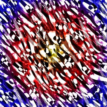 Textile digital fabric print patterns Stock Illustration