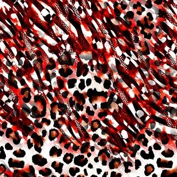 Textile digital fabric print patterns Stock Illustration