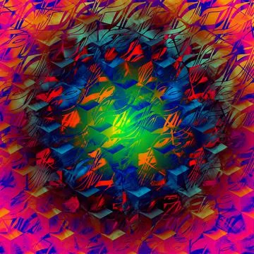 Textile digital fabric print patterns Stock Illustration