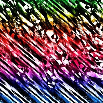 Textile digital fabric print patterns Illustrazione stock