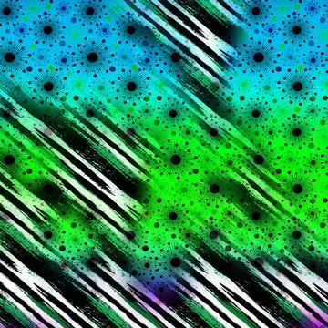 Textile digital fabric print patterns Stock Illustration