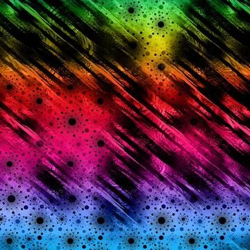 Textile digital fabric print patterns Stock Illustration