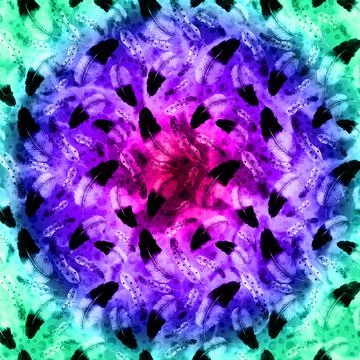 Textile digital fabric print patterns Illustrazione stock